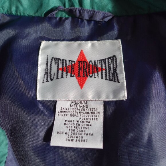 Active Frontier Silk 2 Piece Athleisure Set Pant and Jacket 80ś - Picture 9 of 12